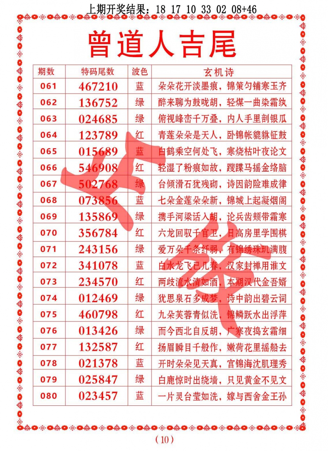 079期曾道人吉尾[图]