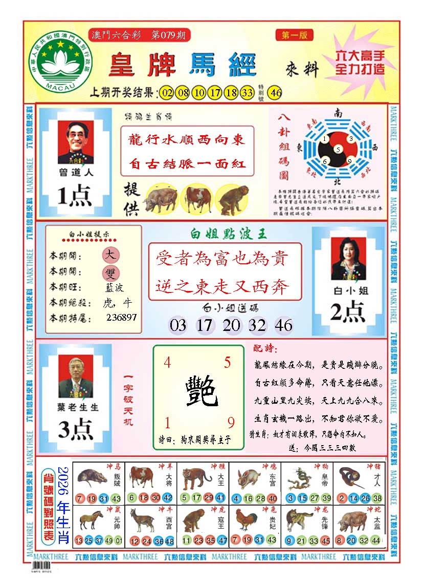 079期皇版马经A[图]